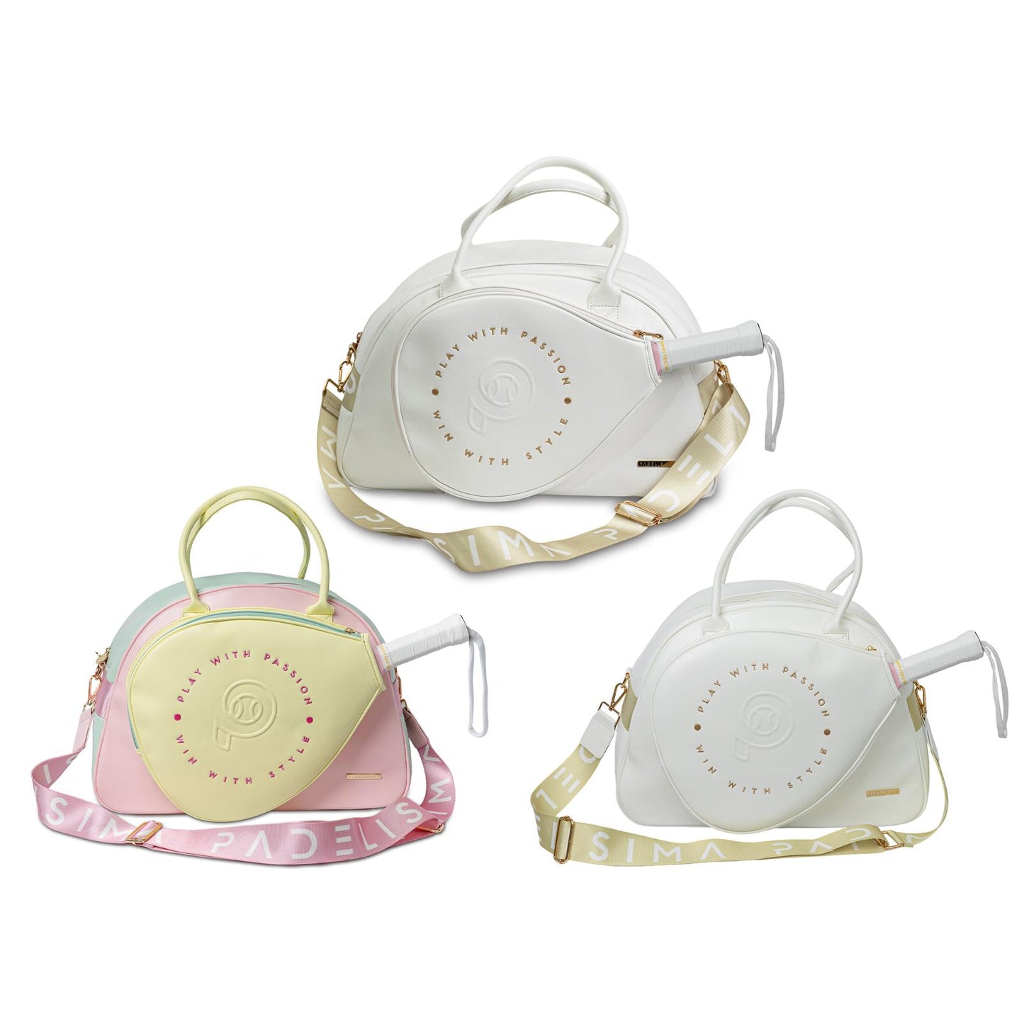 Paletero pastel, rosa amarillo y verde