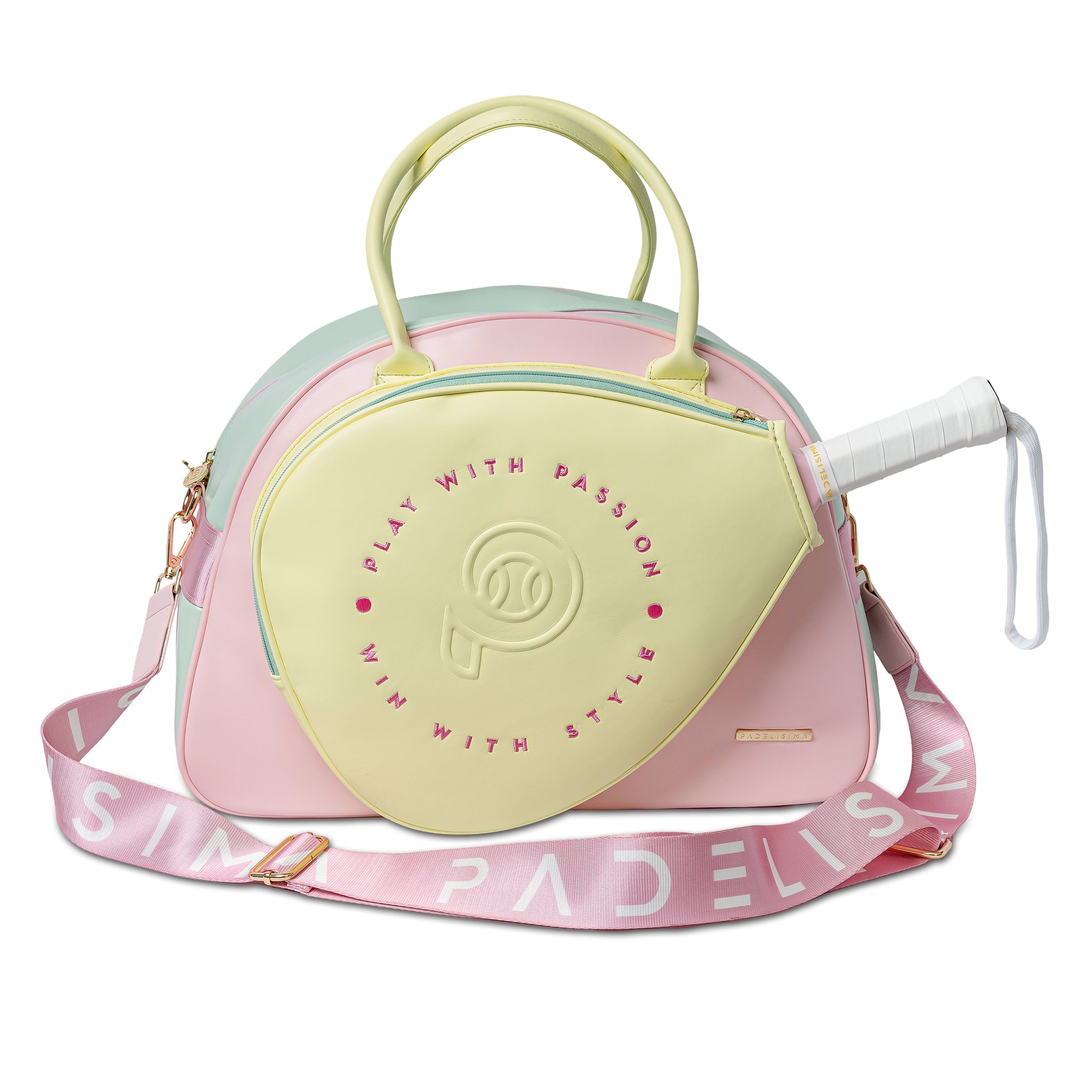 Paletero pastel, rosa amarillo y verde