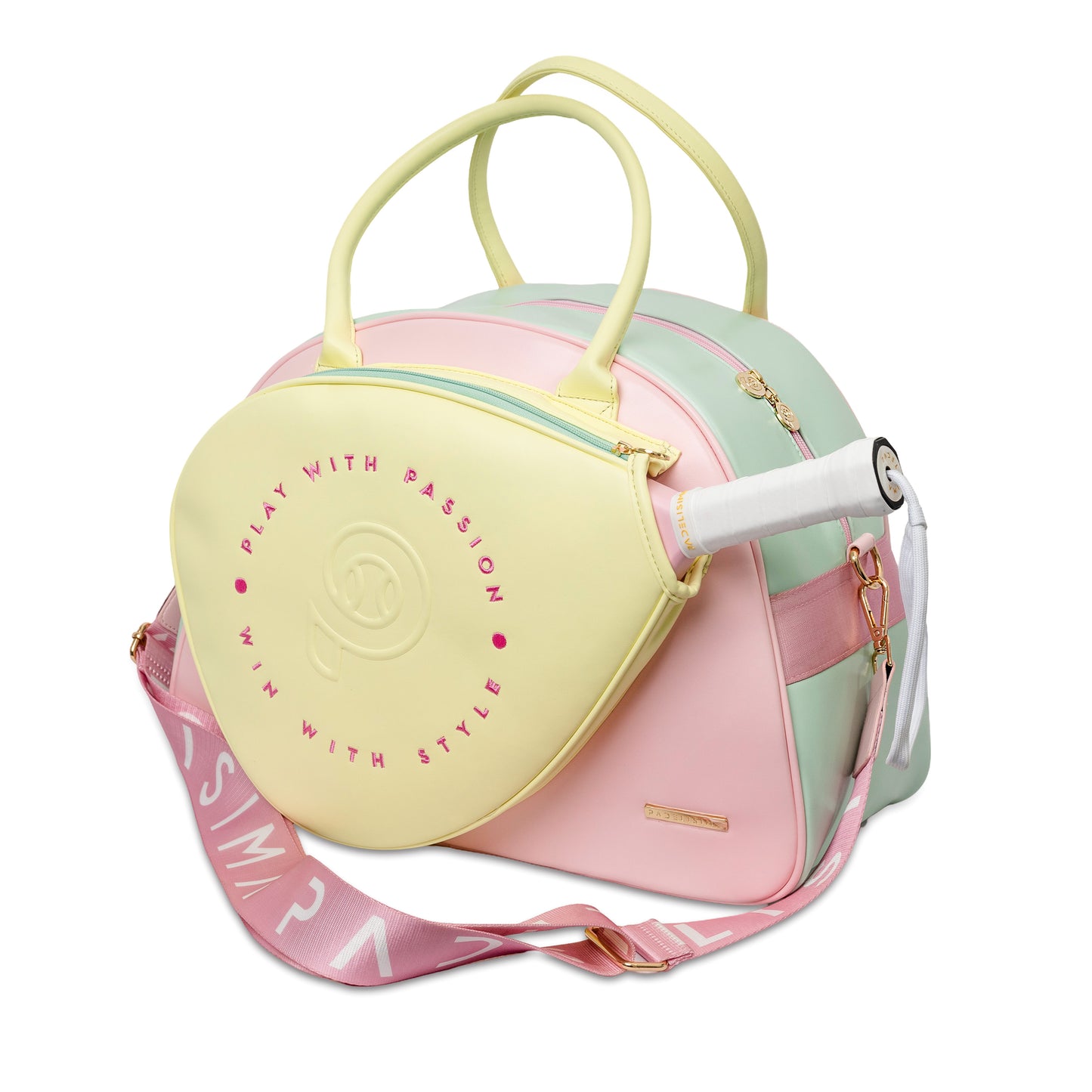 Paletero pastel, rosa amarillo y verde