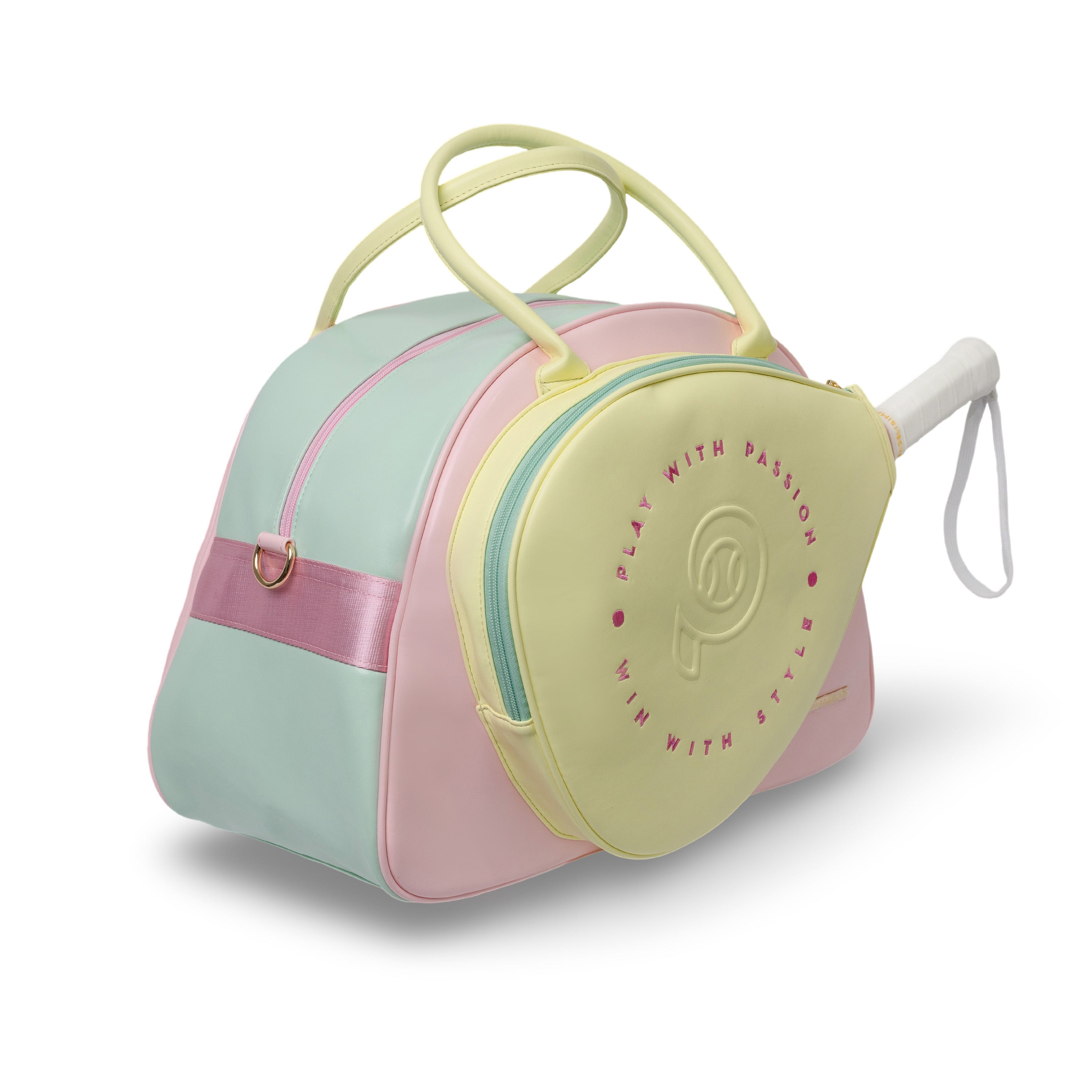 Paletero pastel, rosa amarillo y verde