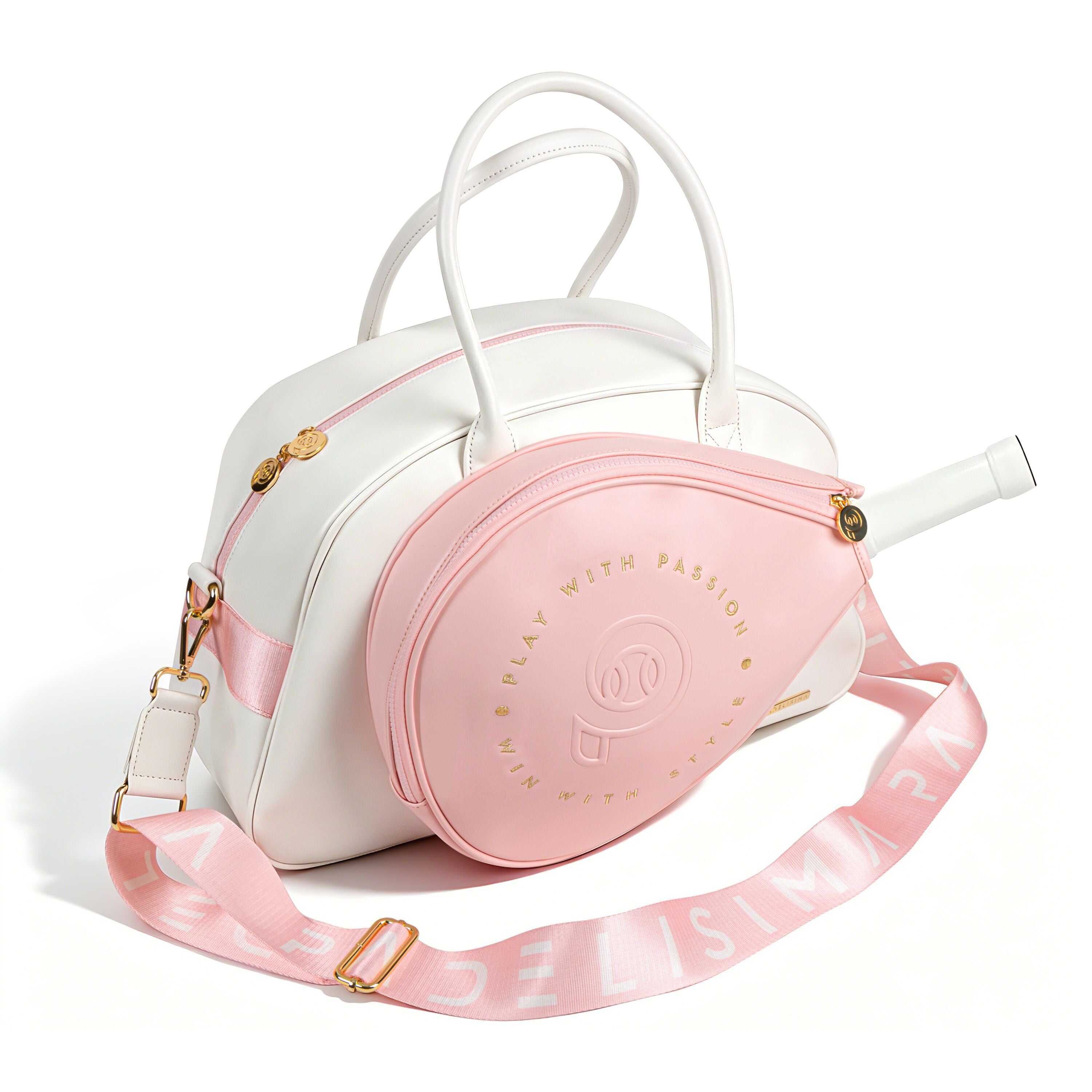 Paletero Mujer Rosa Pastel PADELISIMA | Luxury Padel Collection