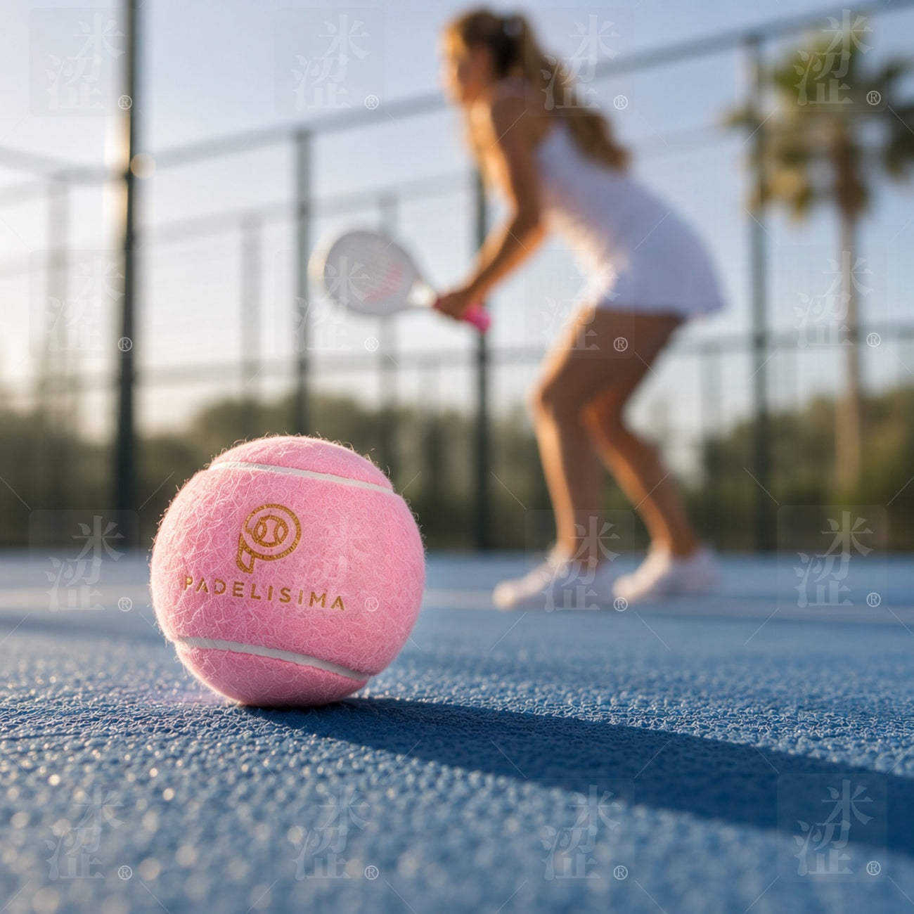 Pelotas de Pádel Rosa Premium Padelisima Signature Pink | Rendimiento profesional | Logo dorado