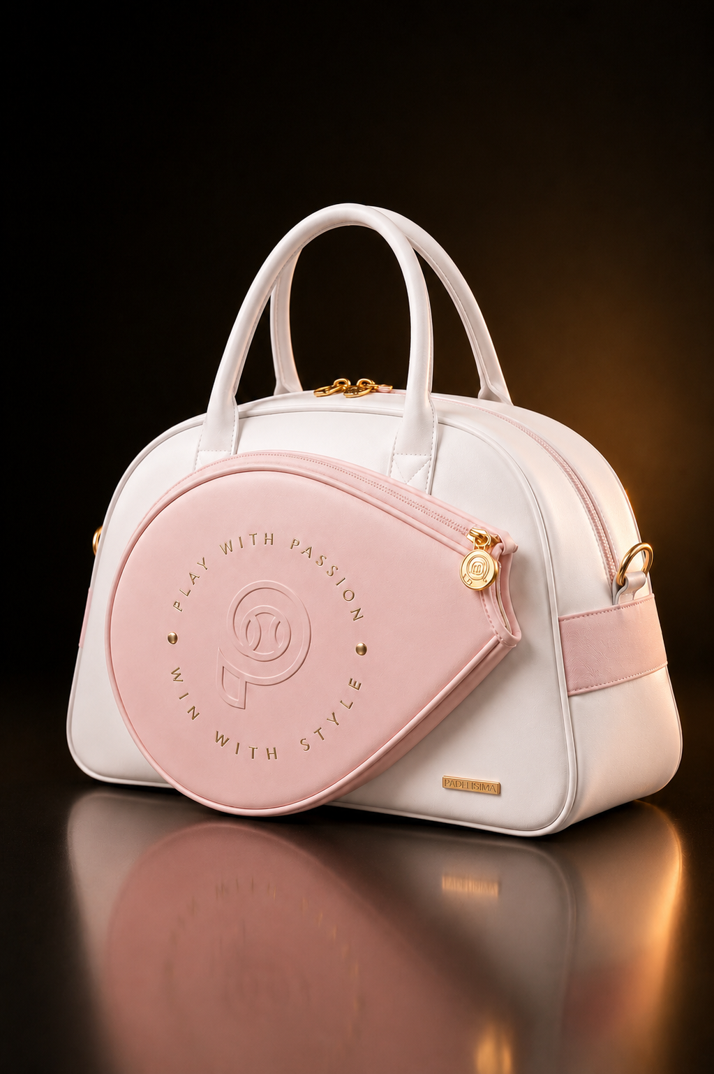 Paletero Mujer Rosa Pastel PADELISIMA | Luxury Padel Collection