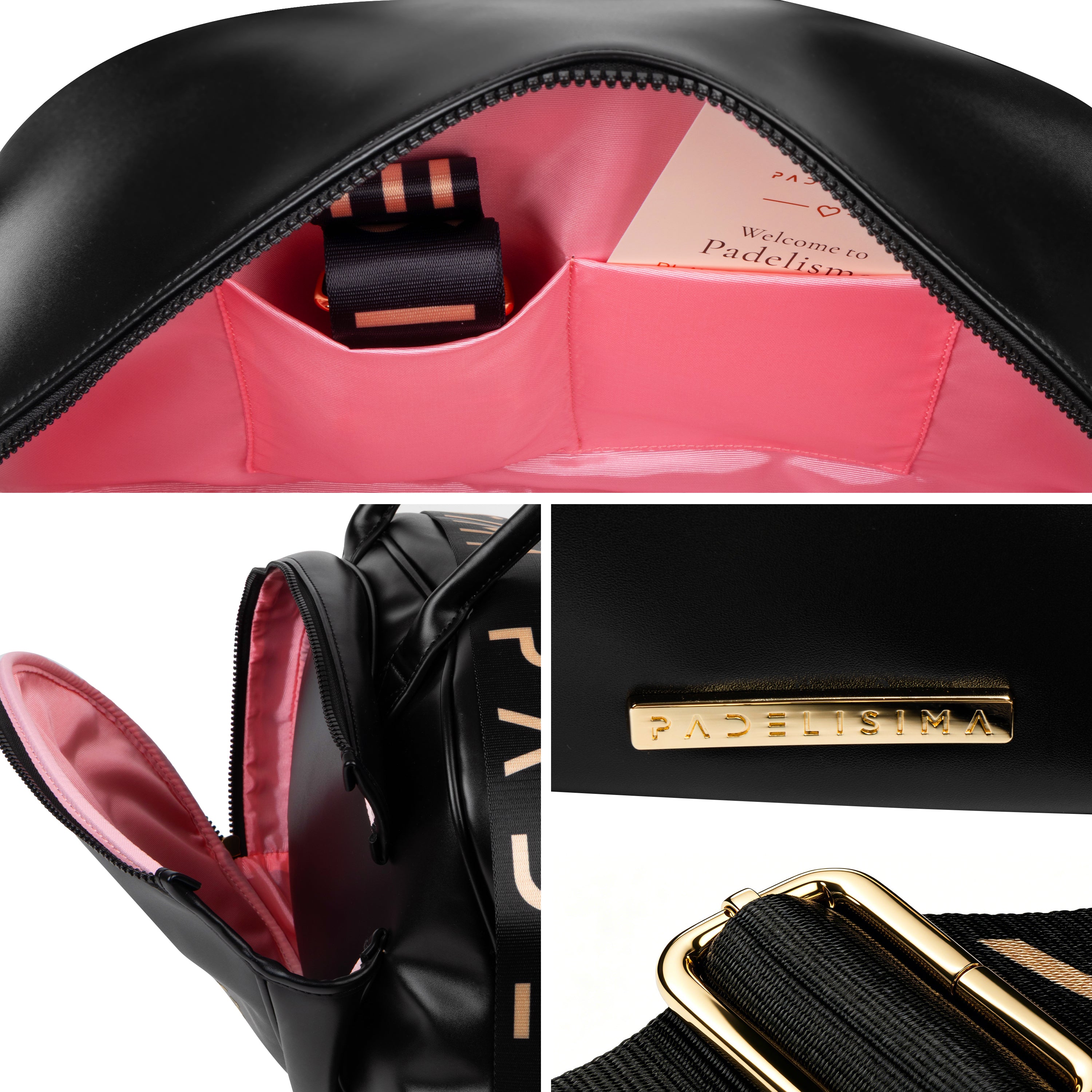 Paletero PADELÍSIMA negro Onyx, Luxury Padel Collection