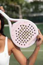 Pala de pádel de mujer PADELISIMA PASSION 3K con detalles en dorado