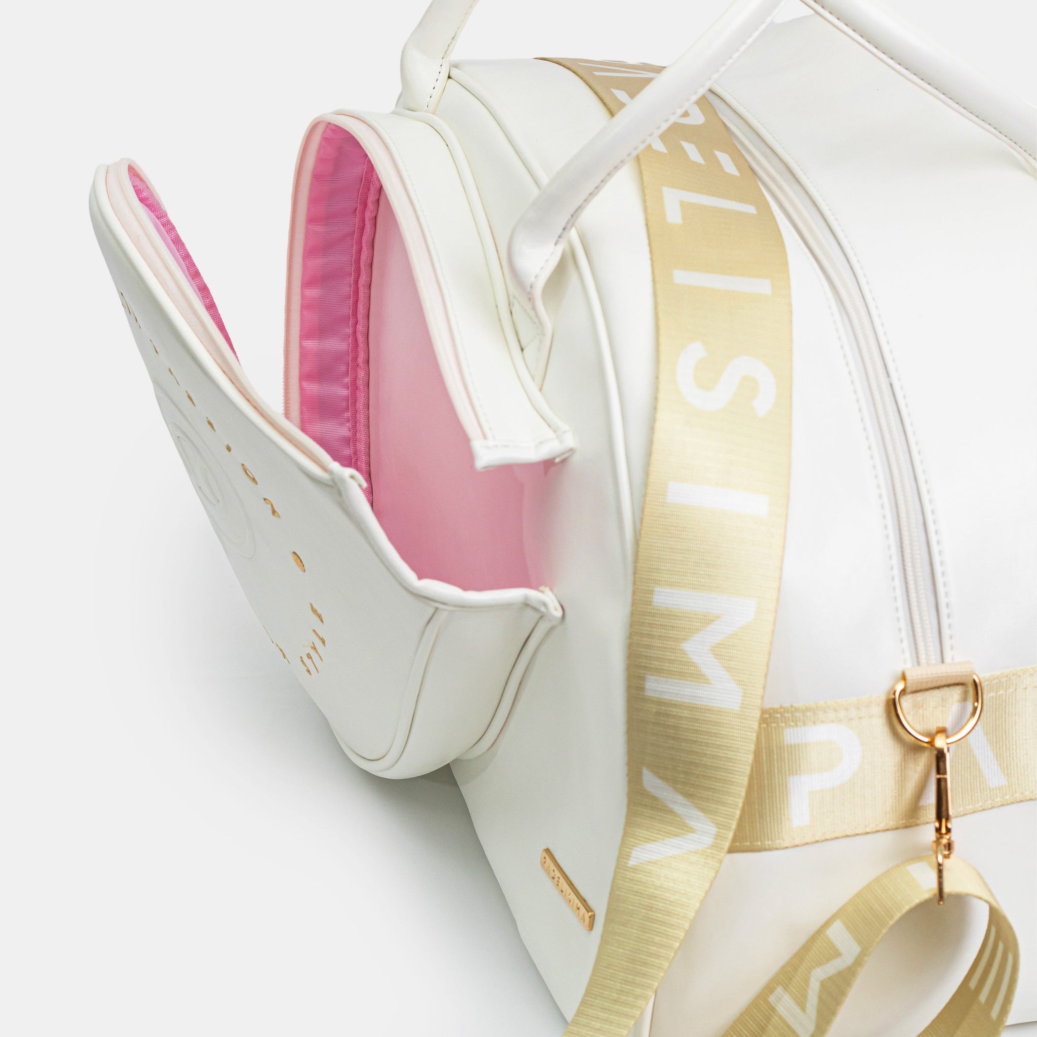 paletero de mujer rosa