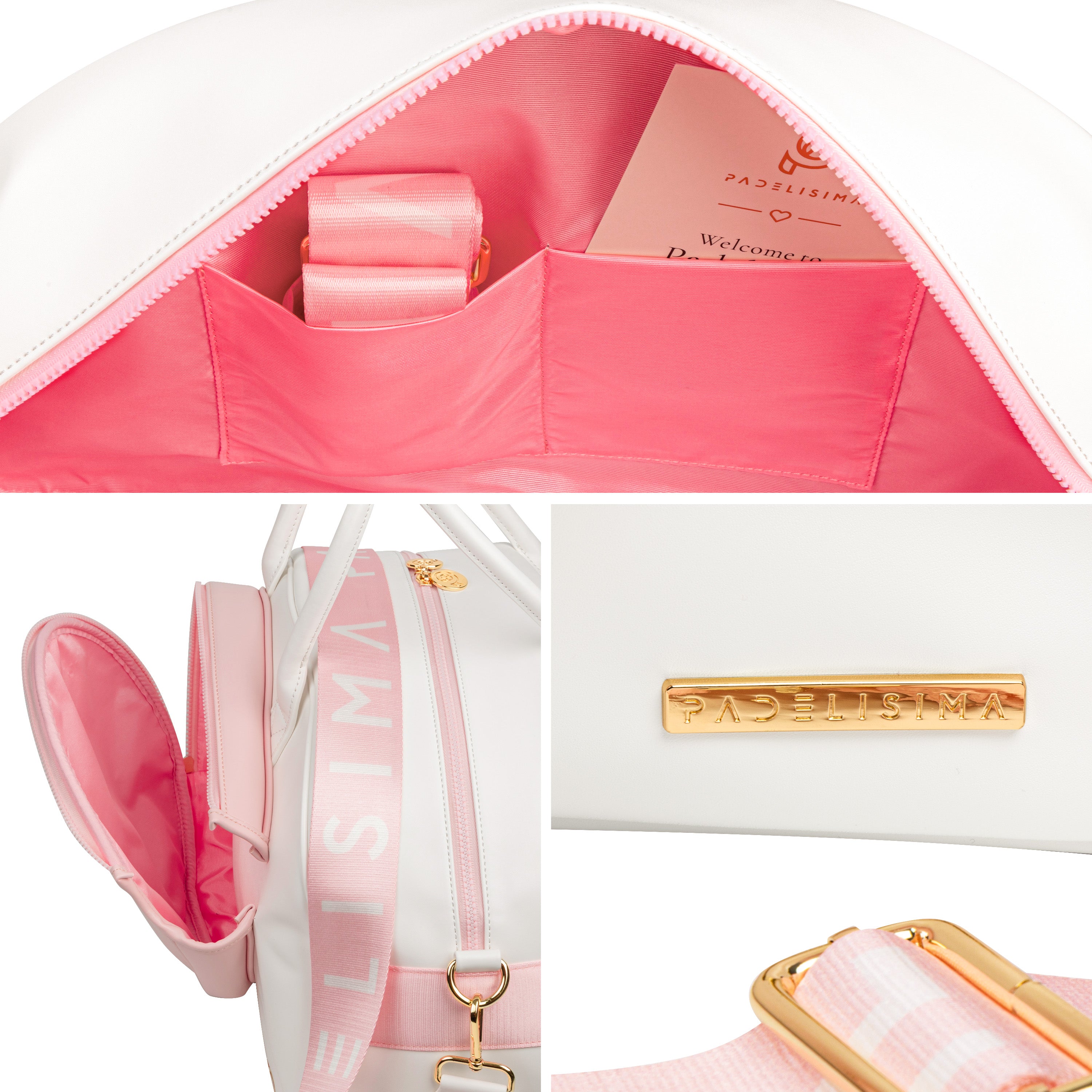 Paletero Mujer Rosa Pastel PADELISIMA | Luxury Padel Collection