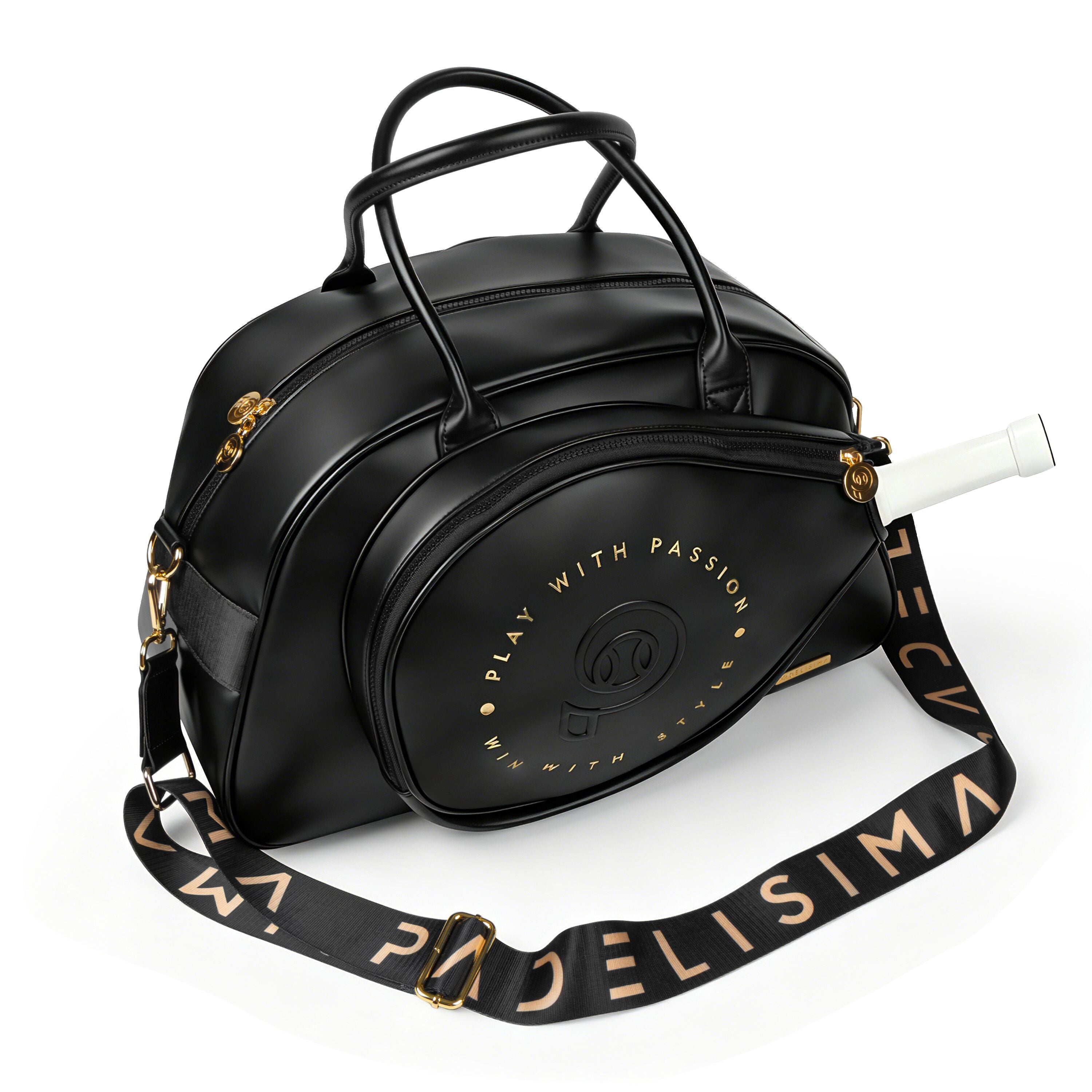 Paletero mujer Negro Onyx Padelisima | Luxury Padel Collection